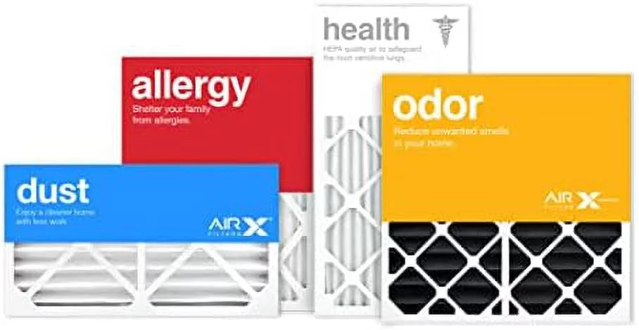 16X25x5 MERV 8 HV Furne Air Filter Replement For FC100A1029 CF200A1008 CF200D1625, Dust 4-Pk, Made In The