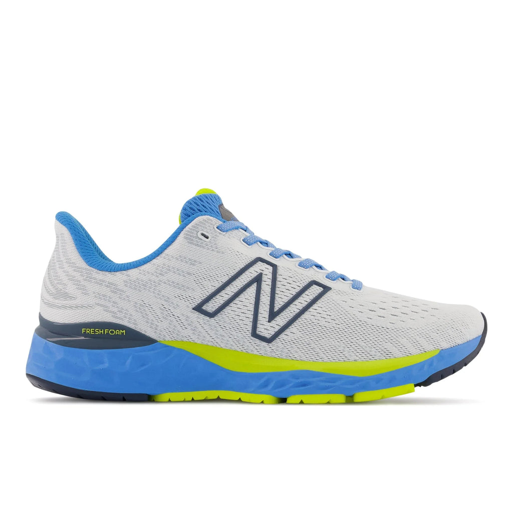 New Balance Men's Fresh Foam 880v11 Running Shoe - Color: White/Helium - Size: 11 - Width: Regular