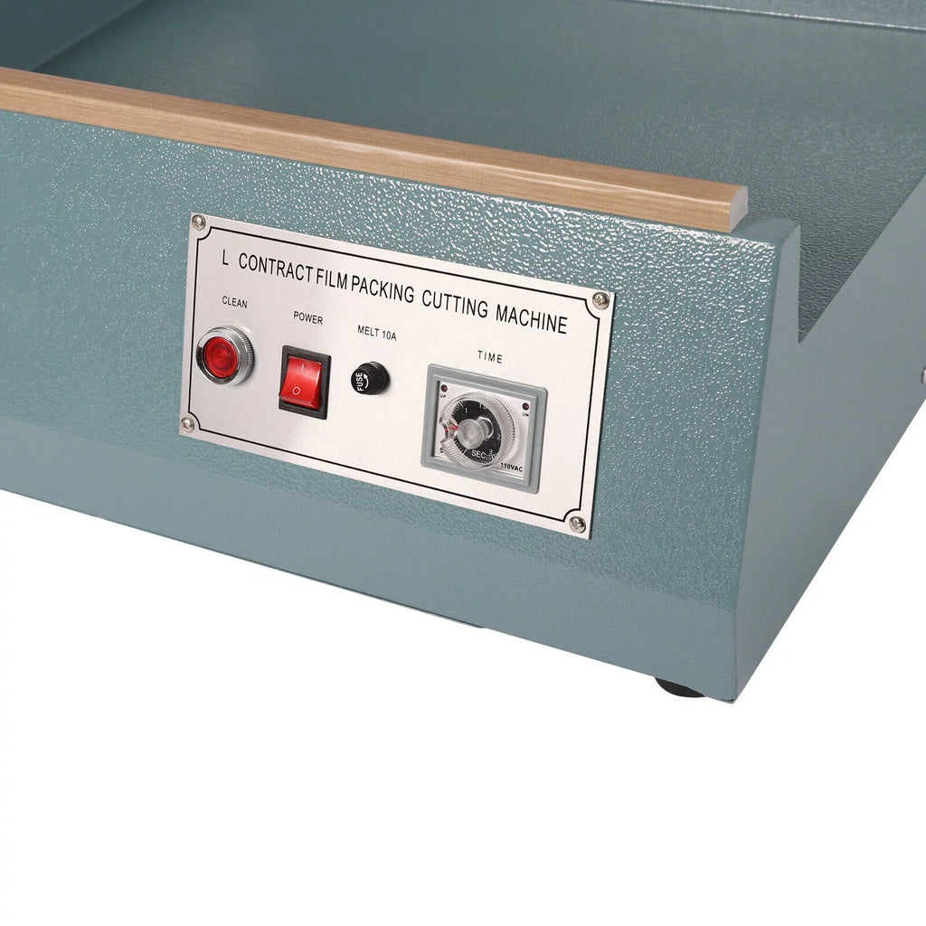 DENEST Shrink Wrap Sealing Machine L-bar Sealer Cutter Packing Machine Retail 1000W