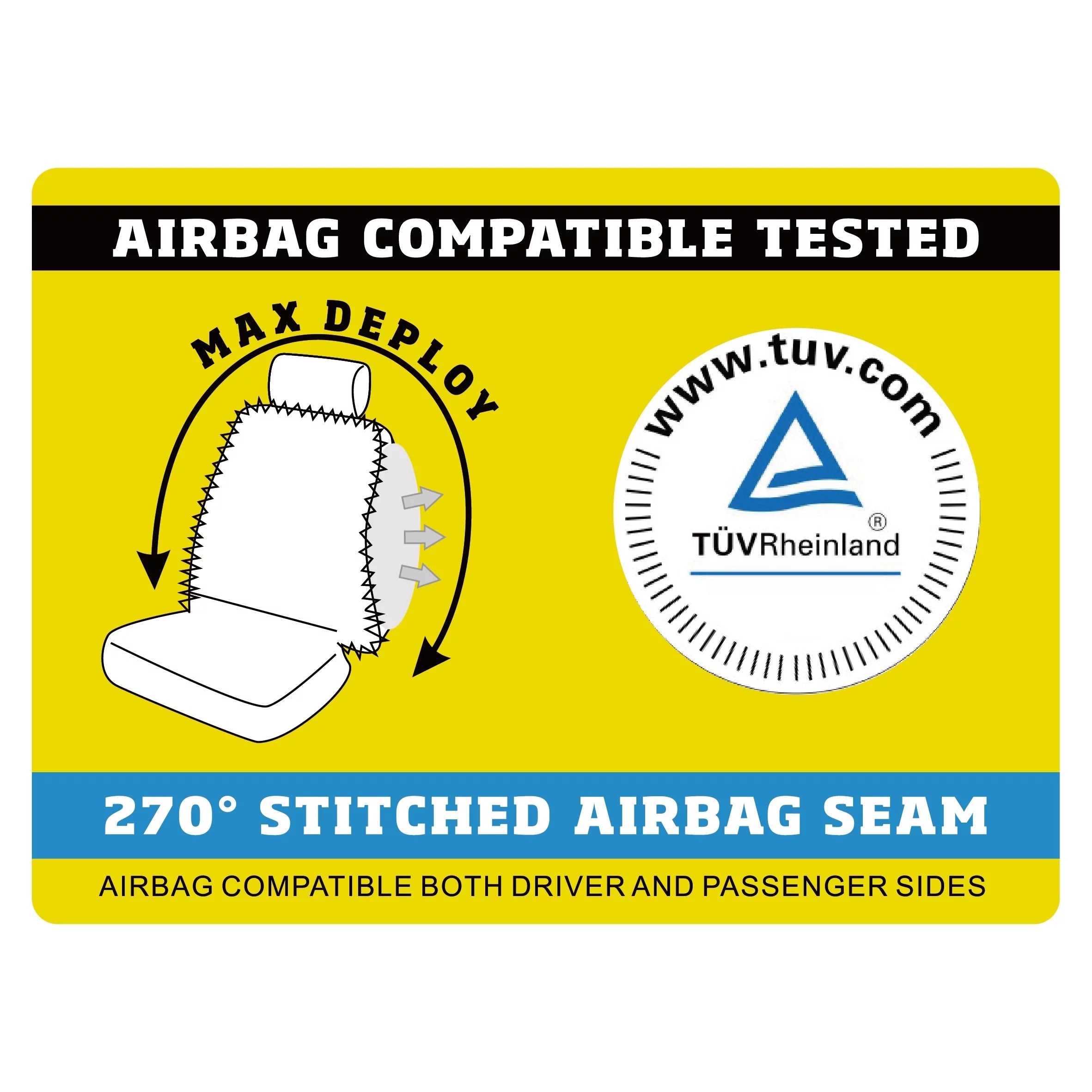 Auto Drive 2 Piece Checker Diamond Car Seat Cover Premium Leather Ebony Universal Fit - 2102SC035
