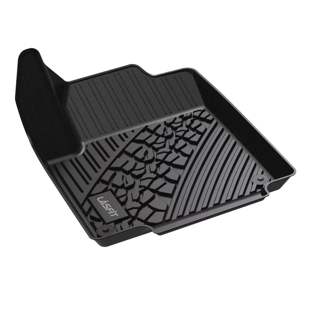 Lasfit Car Floor Liners for 2016-2021 Jeep Grand Cherokee (NOT Jeep Cherokee ) & Jeep Grand Cherokee WK 2022, All Weather TPE Vehicle Floor Mats Set, 1st and 2nd Row, Fit Bench Seating only, Jet