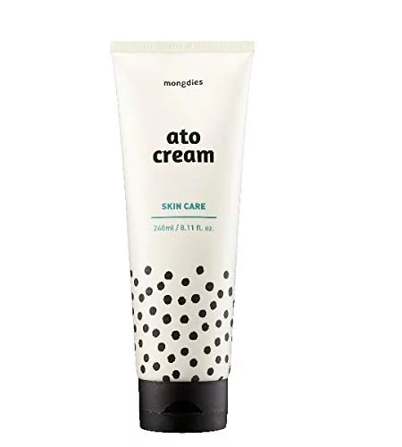 Mongdies Baby Ato Cream-Moisturizing & Hydrating solutions for sensitive and delicate skin, Excellent grade in German Derma Test, All ingredients of EWG Green Level, Natural fragrance -240ml