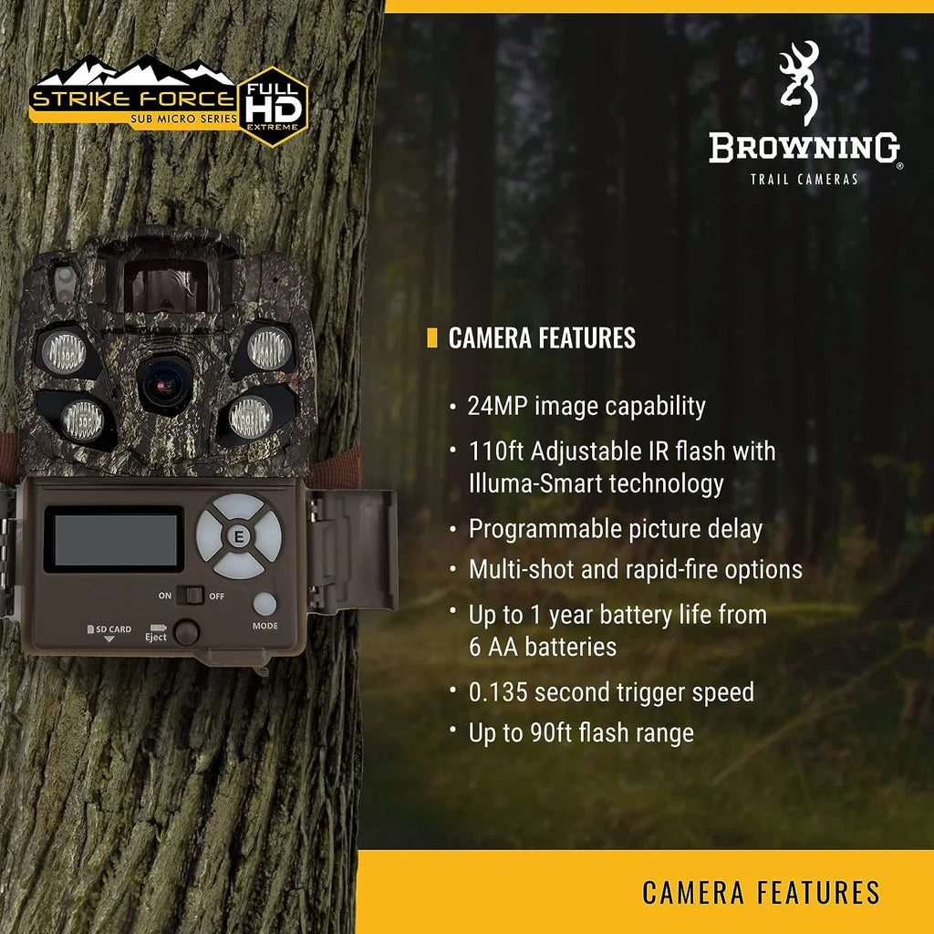 Browning Strike Force Full HD Extreme Trail Camera SD Card Sold Separately