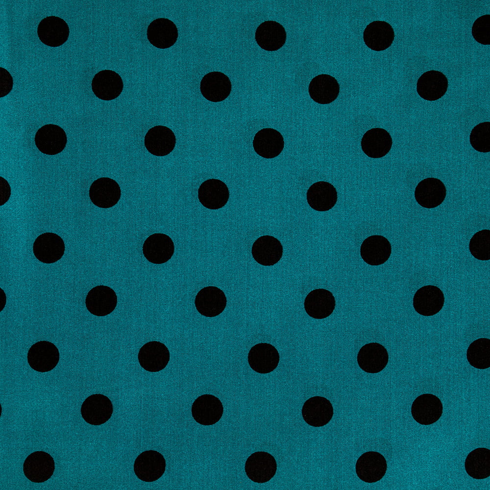 Wyoming Traders Aqua Polka Dot Wildrag