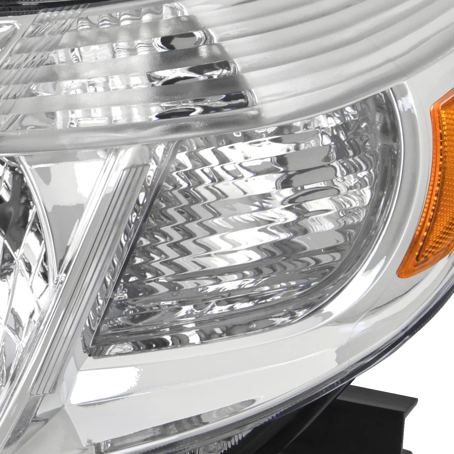 AKKON - Fits 2008 2009 2010 highlander [Halogen Type] Chrome Headlights Pair Left+Right Replacement
