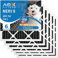 25x25x1 Air Filter Odor Eliminator Carbon Filter MERV 8 Comparable to MPR 700 & FPR 5 AC HVAC Premium USA Made 25x25x1 Furnace Filters by AIRX FILTERS WICKED CLEAN AIR. 6 Pack