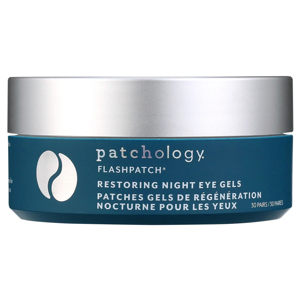 Patchology Flasatch Restoring Night Under Eye Gels Eye Masks, 30 Count