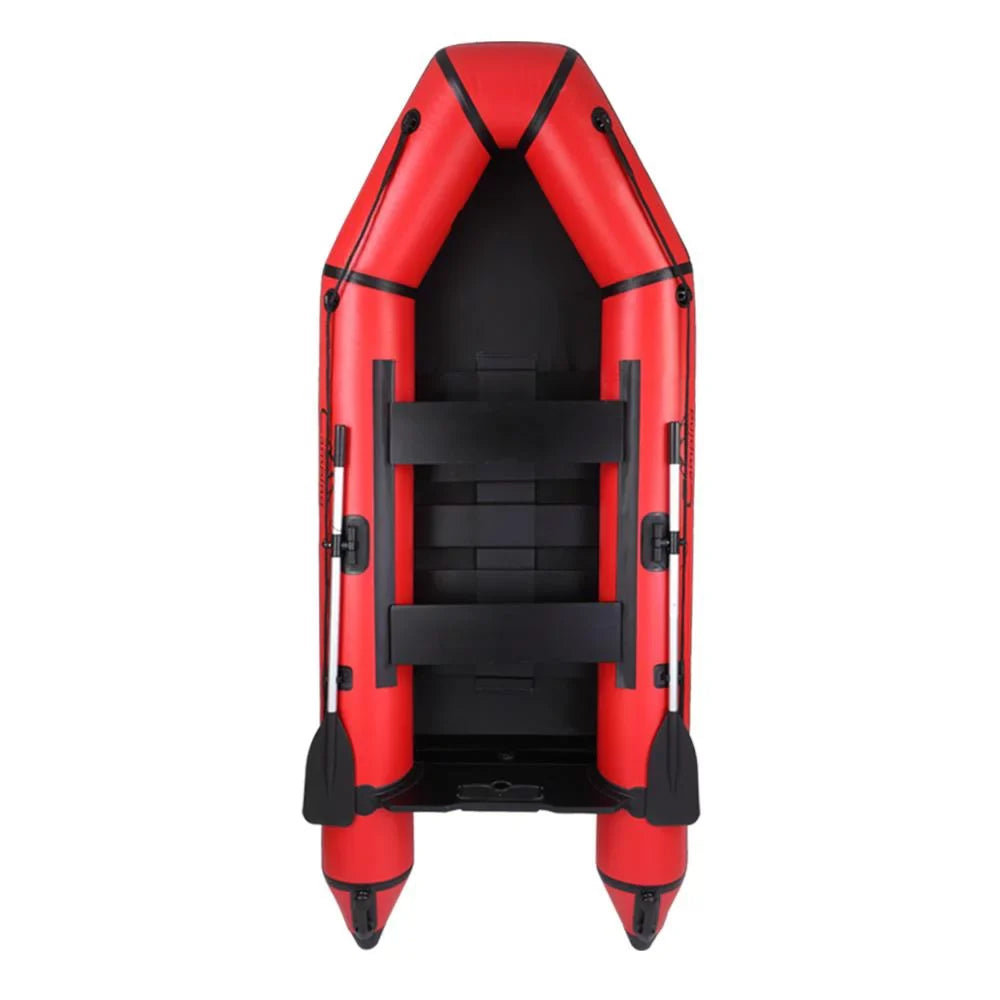 Campingsurvivals 10ft Polyvinyl Chloride Inflatable Fishing Assault Boat Red