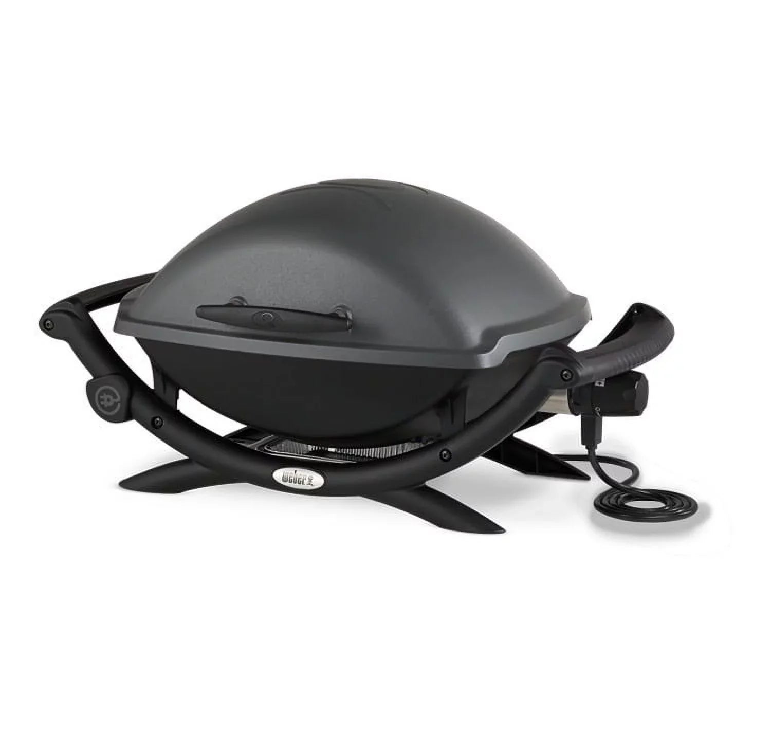 Weber Q 2400 Electric Grill Jet with Grill Cover and Cart Bundle