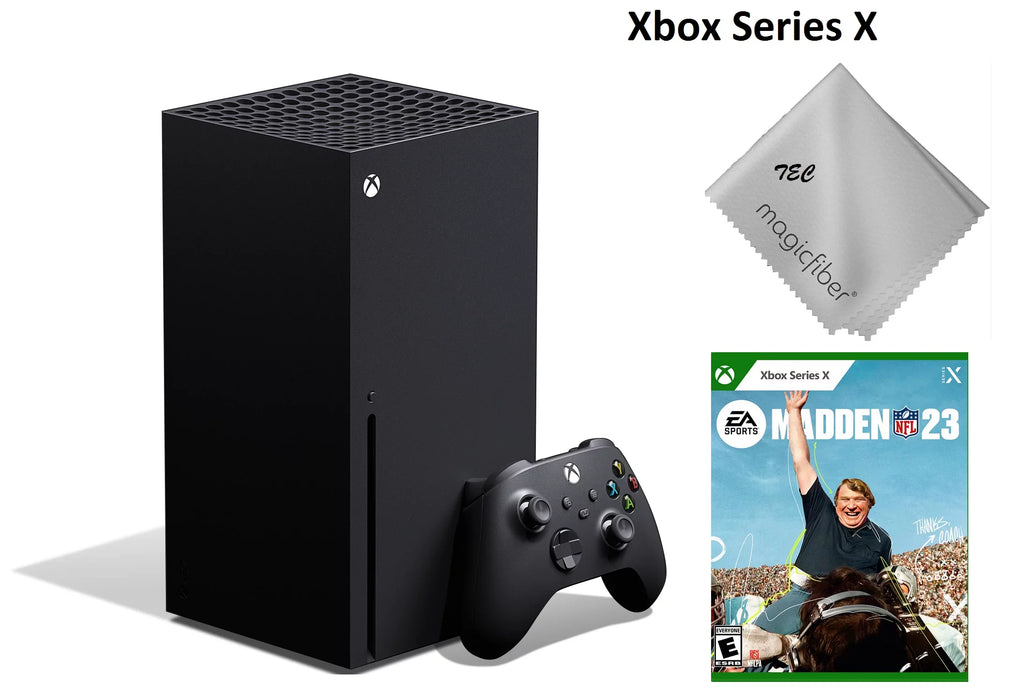 TEC Newest - Xbox -Series- -X- Gaming Console - 1TB SSD Dark With Madden NFL 23 Game Bundle