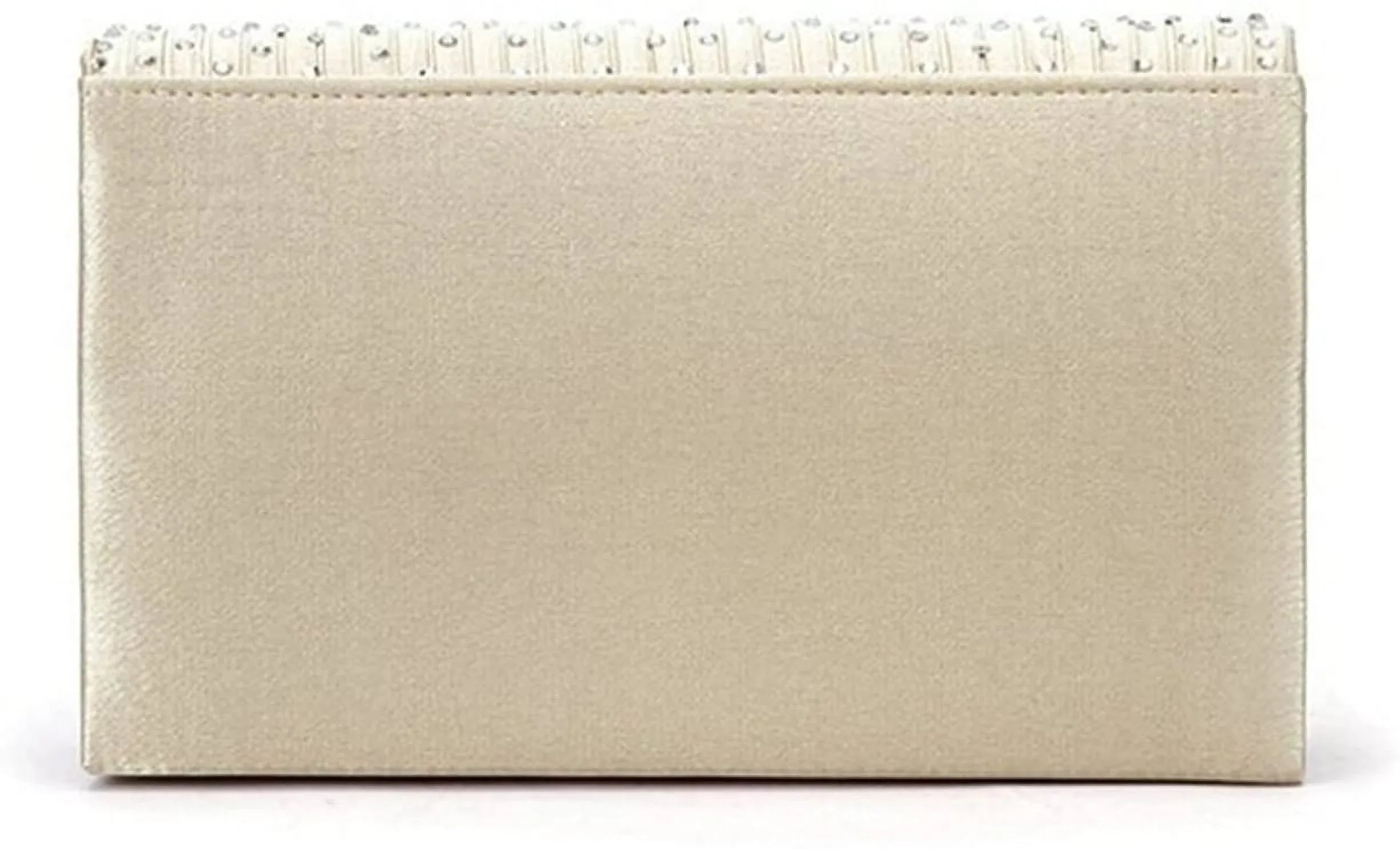 U-Story Women's Rhinestone Satin Frosted Evening Wedding Clutch Bag Handbag Purse