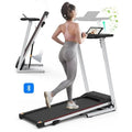 Direct Wicker Folding Electric Treadmill with Desk for Home, Running Machine for Small Apartment
