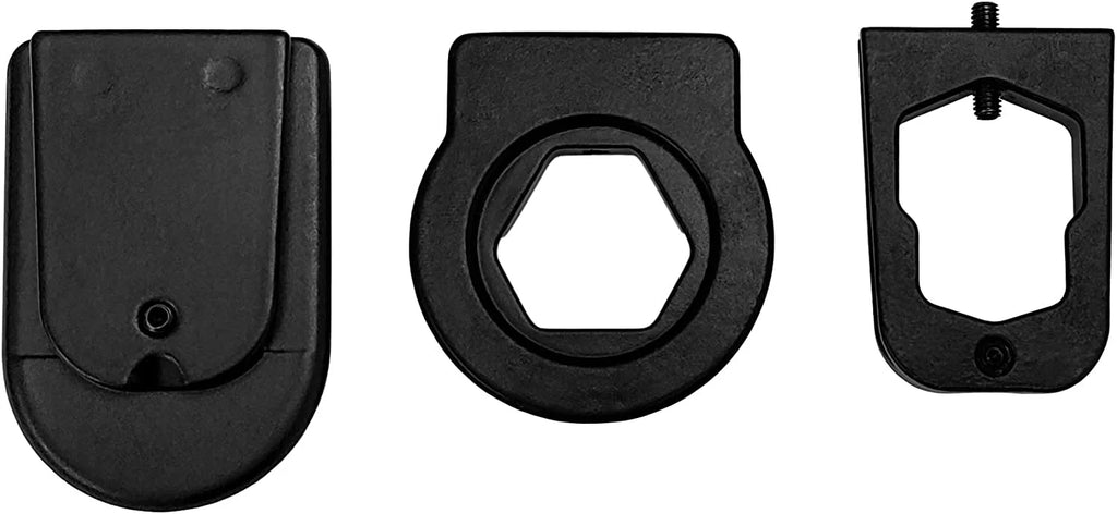 Master Taiaters Rear View Mirror Three Metal Bracket Adapters for Volkswagen, Audi, Dodge, Ford, Honda