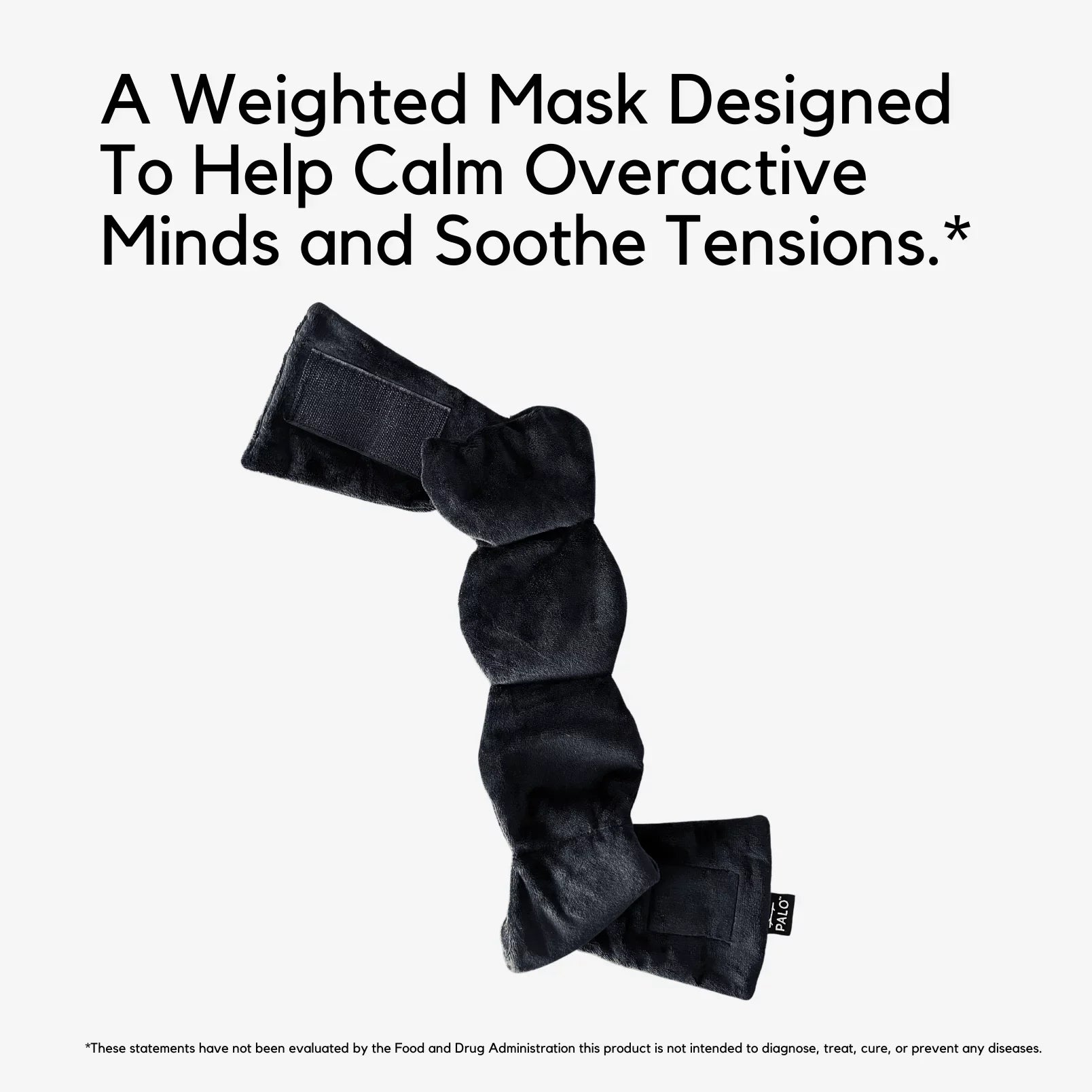 Heavy Mass Eye Face Mask Deep Pressure Stimulation to Help with Pain Relief, Puffy Eyes, Migraine and Prepare for Sleep Blocks Light BPA Bead Filled and Lavender Dark