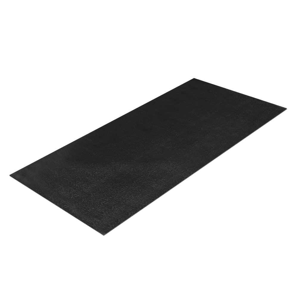 Kmowoo Polyvinyl Chloride Sports Equipment Treadmill Mat 200*90*0.6cm Ebony