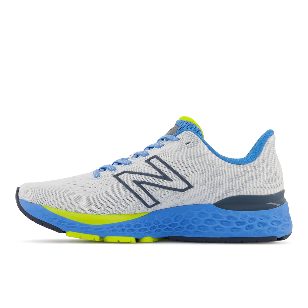 New Balance Men's Fresh Foam 880v11 Running Shoe - Color: White/Helium - Size: 11 - Width: Regular