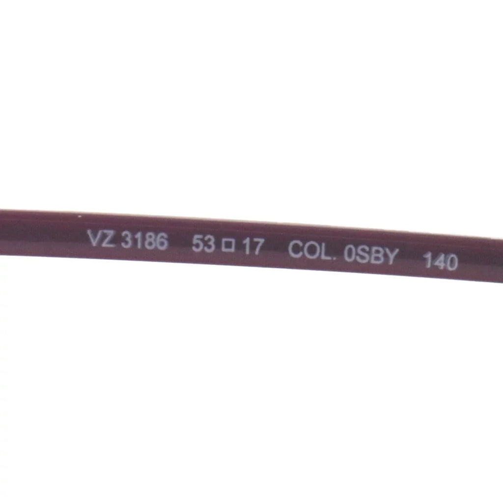 Ermenegildo Zegna Men's Eyeglasses VZ3186 SBY Burgundy 53 17 140 Rectangle