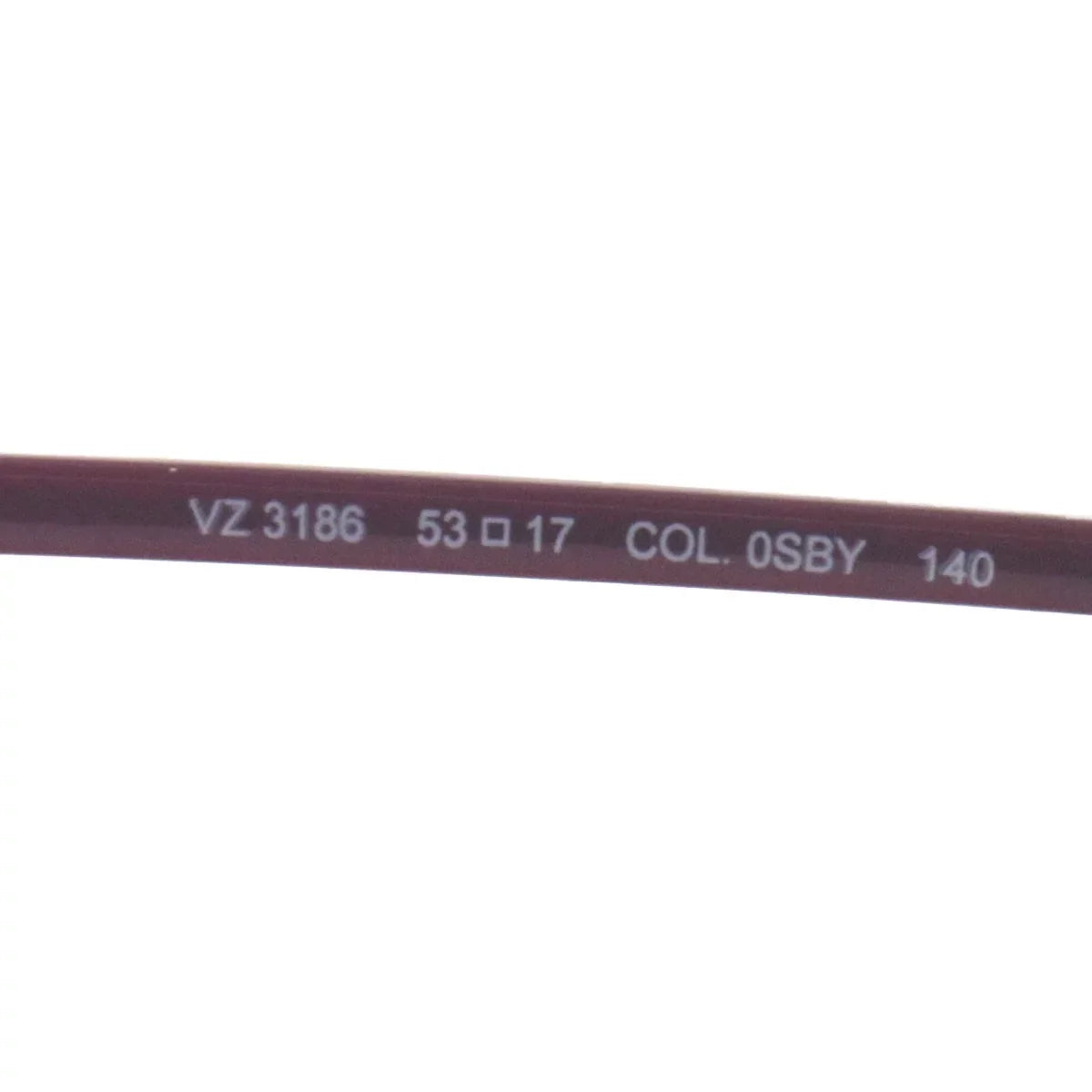 Ermenegildo Zegna Men's Eyeglasses VZ3186 SBY Burgundy 53 17 140 Rectangle