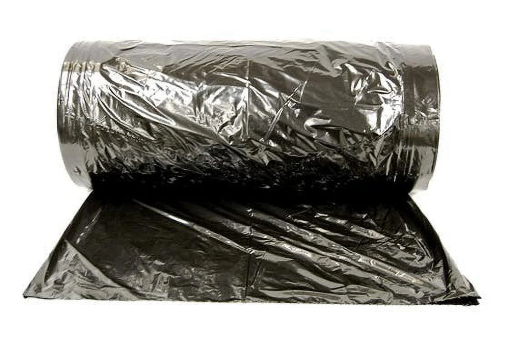 NAHANCO Plastic super Mass garment bags on a roll, 36"H , Ebony - 500/ROLL
