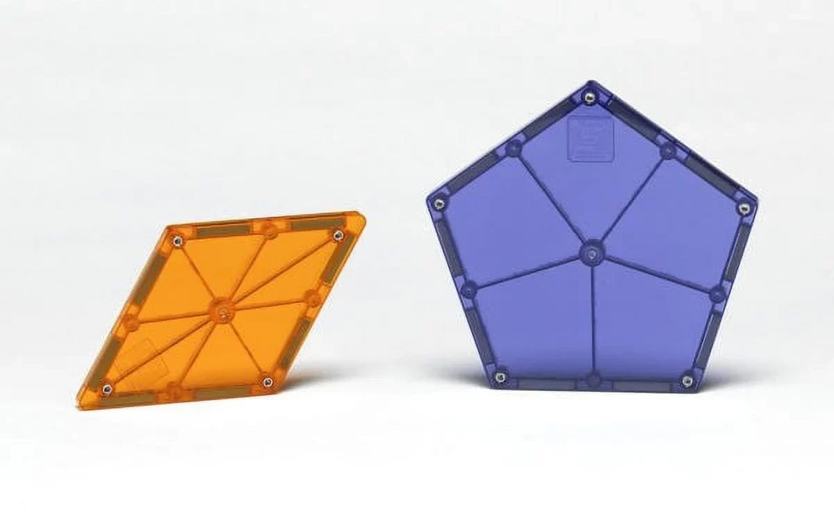 Magna-Tiles 8-Piece Polygons Expansion Set – The Original, Award-Winning Magnetic Building Tiles – Creativity and Educational – STEM Approved