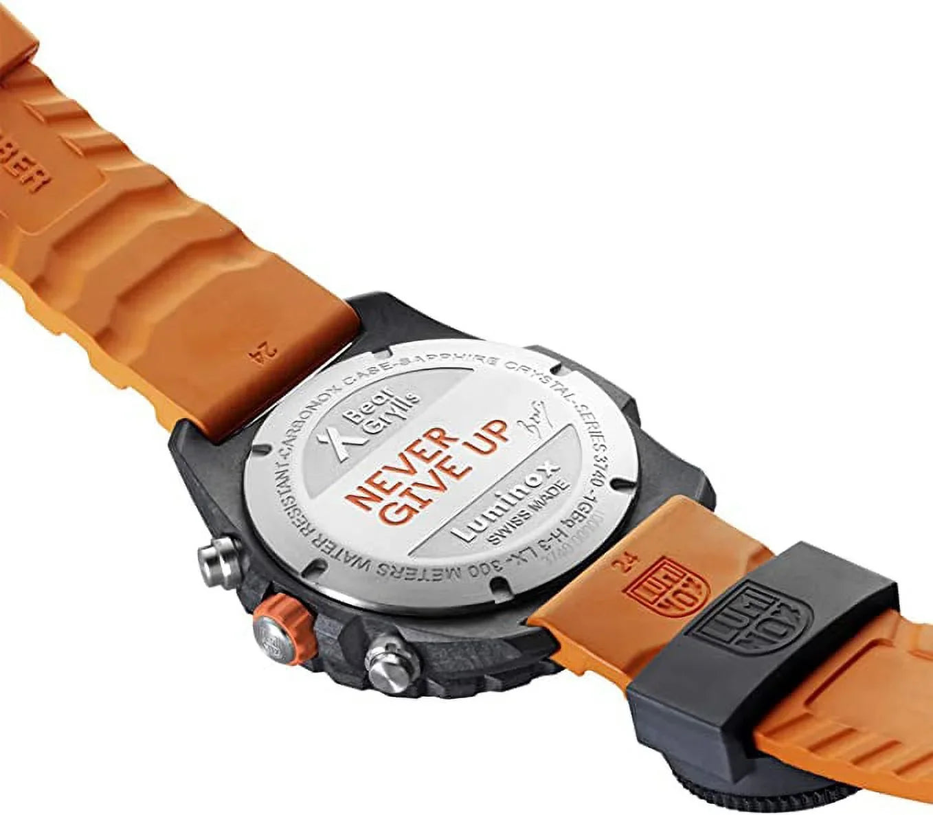 Luminox Bear Grylls Mens Watch Survival Master Series - 3749: 45mm Dark Stainless Steel Swiss Made 300 M Water Resistance