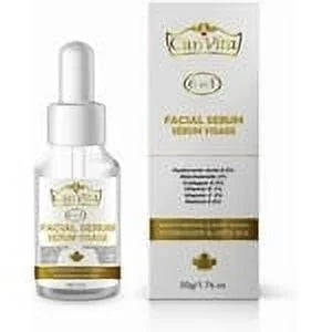 CANVITA Moisturizing 6 in 1 Face Serum with Hyaluronic Acid, Retinol, Niacinamide, Vitamin C and Vitamin E - Serum for Face - Anti Aging Serum, Skin Clearing, Brightening Serum for Dark Spots