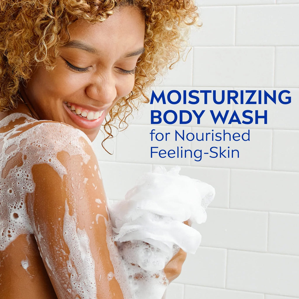 Nourishing Coconut and Almond Milk Body Wash Trio - Hydrating Serum, 3-Pack, 20 Fl Oz Bottles