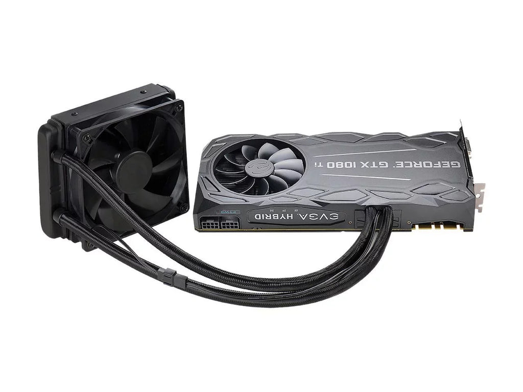 NEW EVGA GeForce GTX 1080 Ti FTW3 HYBRID GAMING, 11GB GDDR5X, HYBRID & RGB LED, iCX Technology - 9 Thermal Sensors Graphics Card 11G-P4-6698-KR