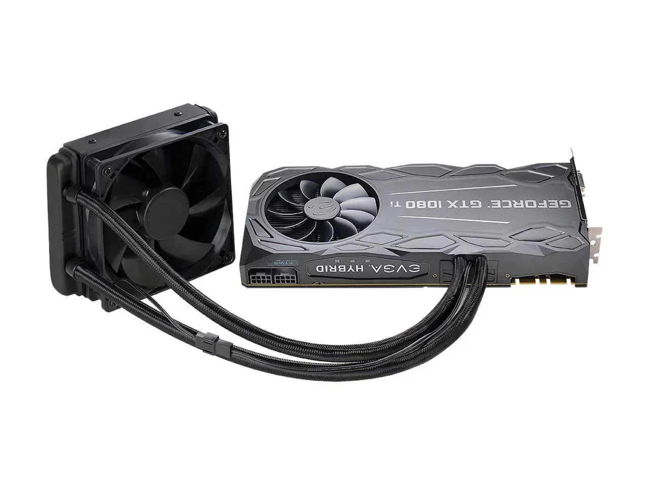 NEW EVGA GeForce GTX 1080 Ti FTW3 HYBRID GAMING, 11GB GDDR5X, HYBRID & RGB LED, iCX Technology - 9 Thermal Sensors Graphics Card 11G-P4-6698-KR