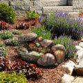 Cascading Stone Fountain