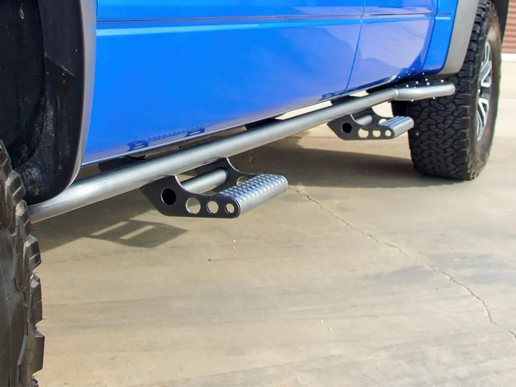 N-Fab by RealTruck Rkr Rails | Textured Dark | T074Rkrqc | Compatible with 2007-2021 Tundra Double Cab All Beds, SRW Gas