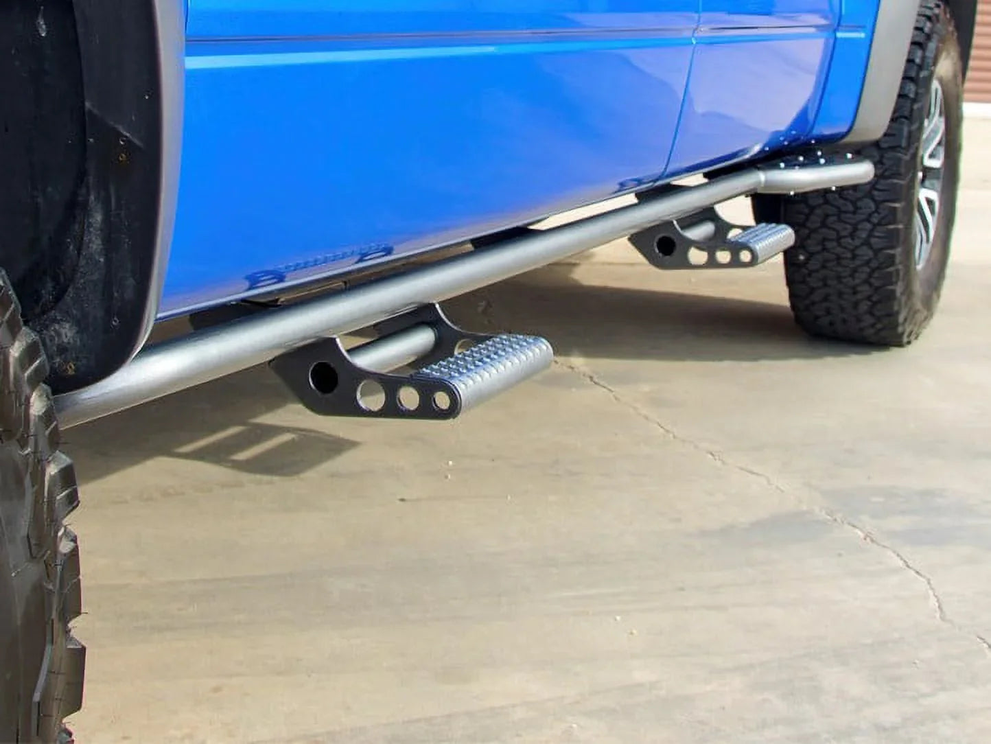 N-Fab by RealTruck Rkr Rails | Textured Dark | T074Rkrqc | Compatible with 2007-2021 Tundra Double Cab All Beds, SRW Gas