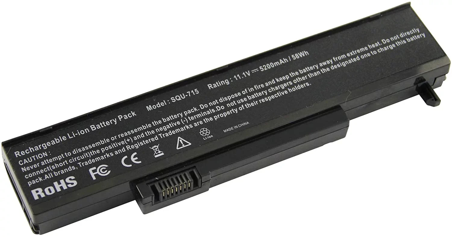 Battery for Gateway W35044LB,W35044LB-SP,W35044LB-SP1,W35044LB-SY,W35052LB,W35052LB-SP,W35052LB-SY,3301573,3UR18650-2-T0036,3UR18650-2-T0037,3UR186502T0036,3UR186502T0037,3UR18650F-2-ARM