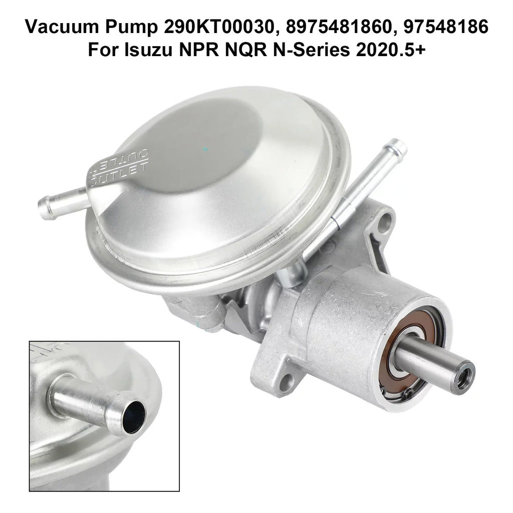 Vacuum Pump 290KT00030 8975481860 97548186 For Isuzu NPR NQR N-Series 2020.5+