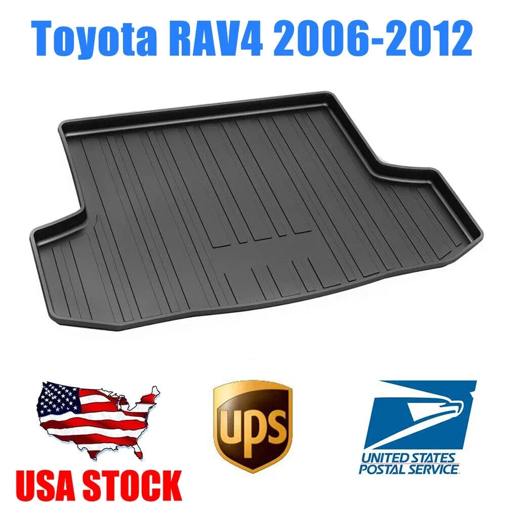 Car Rear Trunk Liner Cargo Mat Carpet for RAV4 2006-2012 Easy to Install