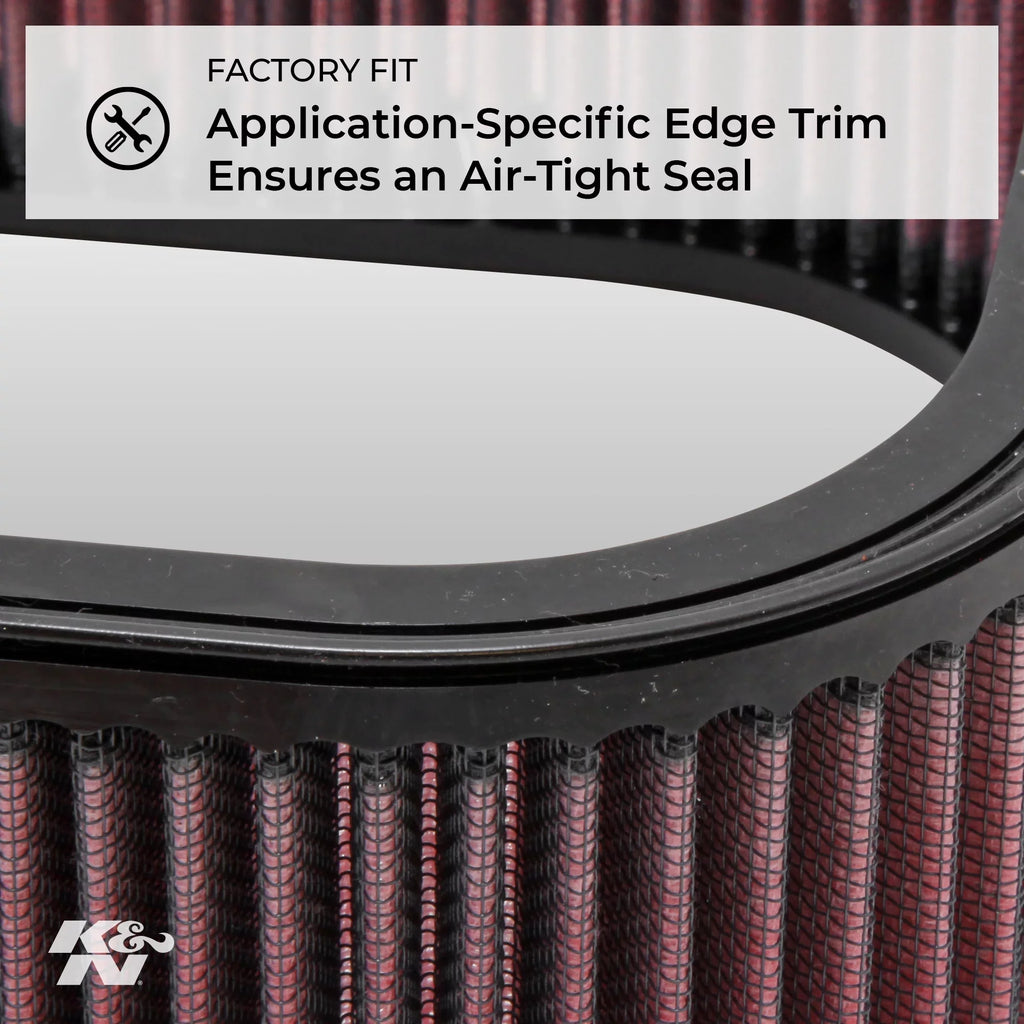 K&N Engine Air Filter: High Performance, Premium, Powersport Air Filter: 2001-2017 HONDA (GL1800, Gold Wing, F6B Deluxe, AC, ACN XM, ABS, Airbag, F6B, Valkyrie, ABS, Gold Wing PA) HA-1801