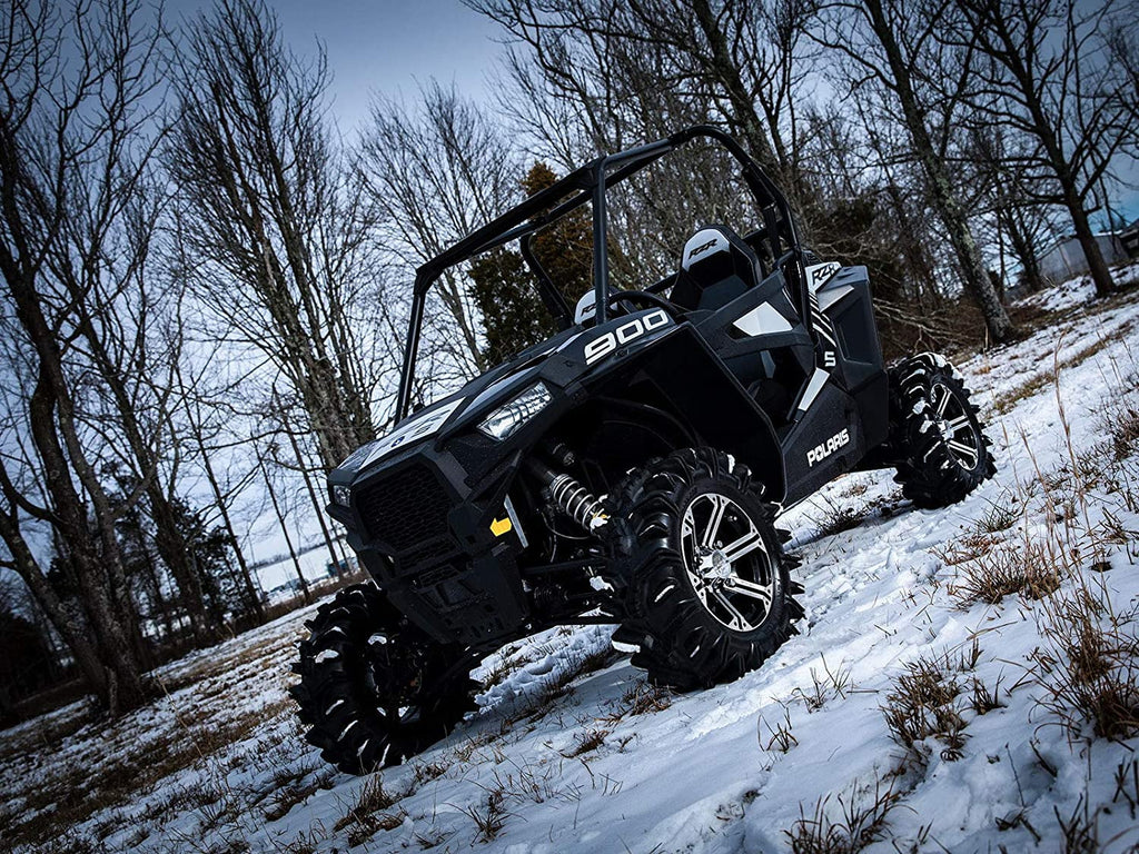 SuperATV Fender Flares Mud Guards for 2016|2020 Polaris RZR S 1000/2019|2020 RZR S4 1000|2 Front Flares, 2 Rear Flares|8.5" of Protection on Each Side vs. 4" Stock|FF-P-RZR-001#ASIN