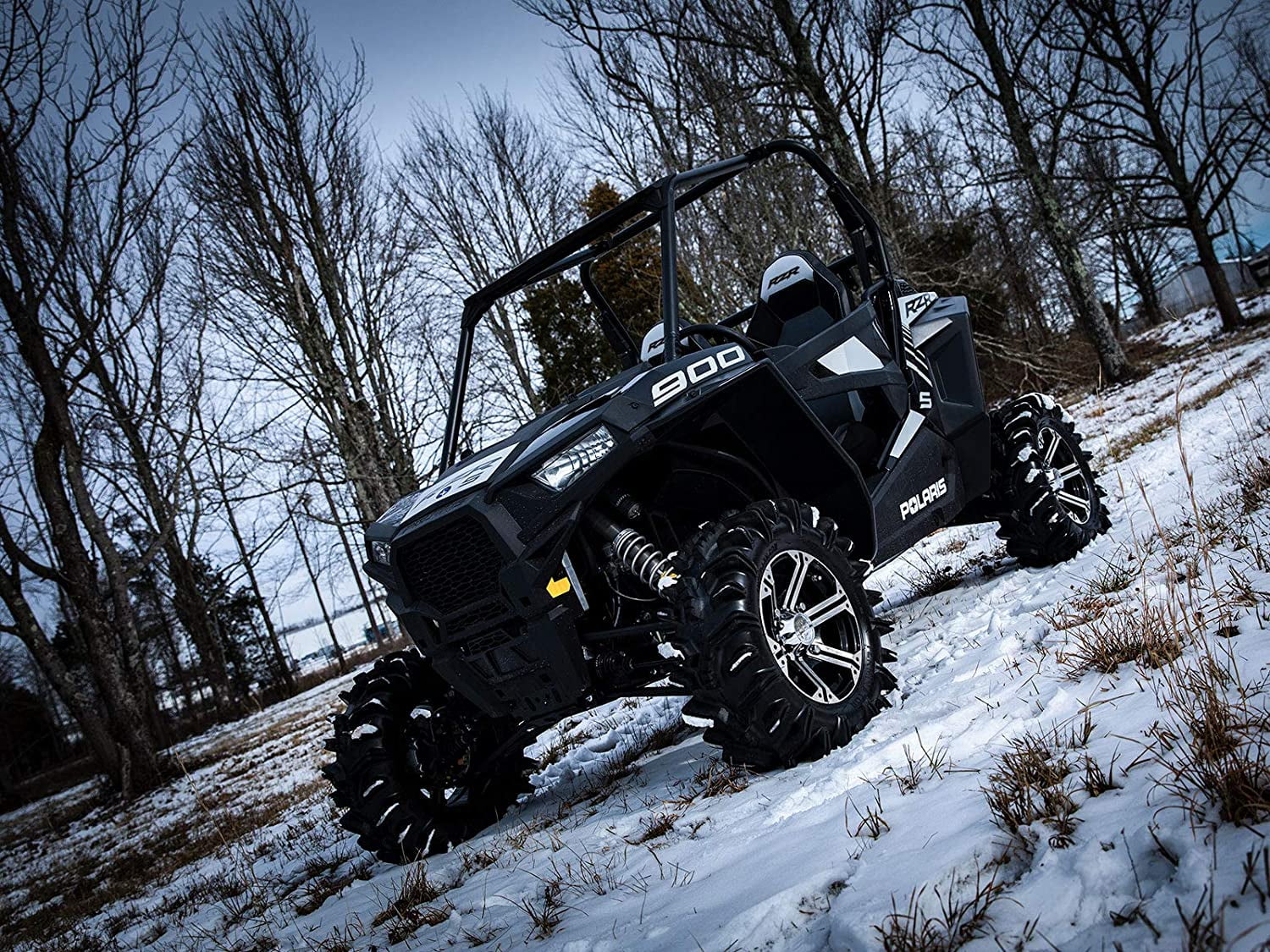 SuperATV Fender Flares Mud Guards for 2016|2020 Polaris RZR S 1000/2019|2020 RZR S4 1000|2 Front Flares, 2 Rear Flares|8.5" of Protection on Each Side vs. 4" Stock|FF-P-RZR-001#ASIN