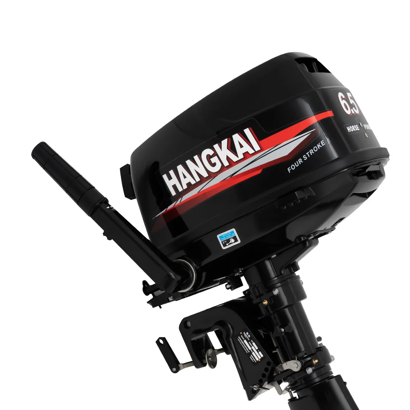 LOYALHEARTDY Outboard Motor 6.5 4 Stroke Boat Engine Fishing Boat Kayak Engine Water Cooling 123CC