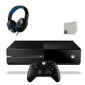 Xbox One Original 500GB Gaming Console Dark With Headset BOLT AXTION Bundle Used
