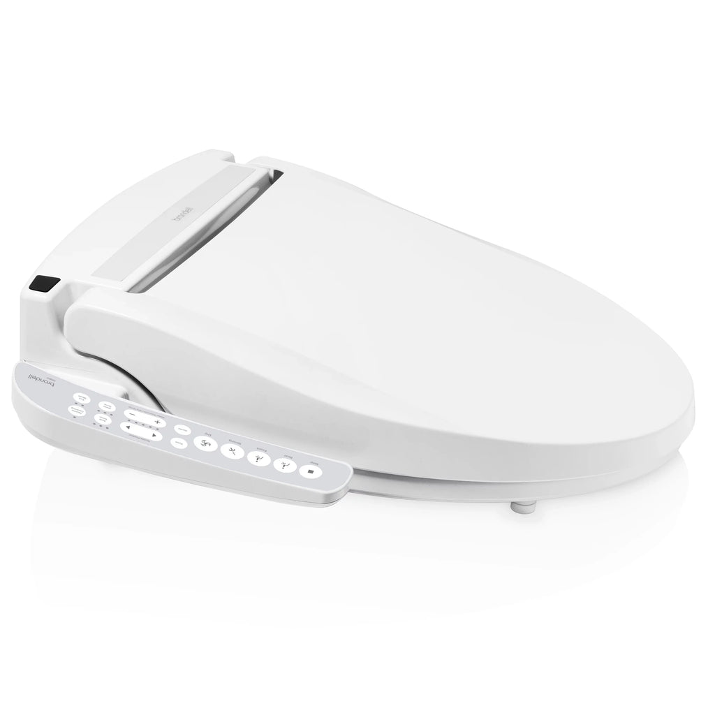 Bron Swash Select DR801 Sidearm Bidet Seat with Warm Air Dryer and Deodorizer, Round White