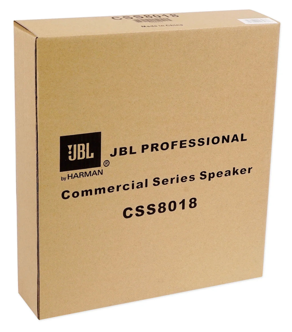 JBL CSS8018 8" Commercial 70V/100V 10 Watt Ceiling Speaker 4 Restaurant, Etc