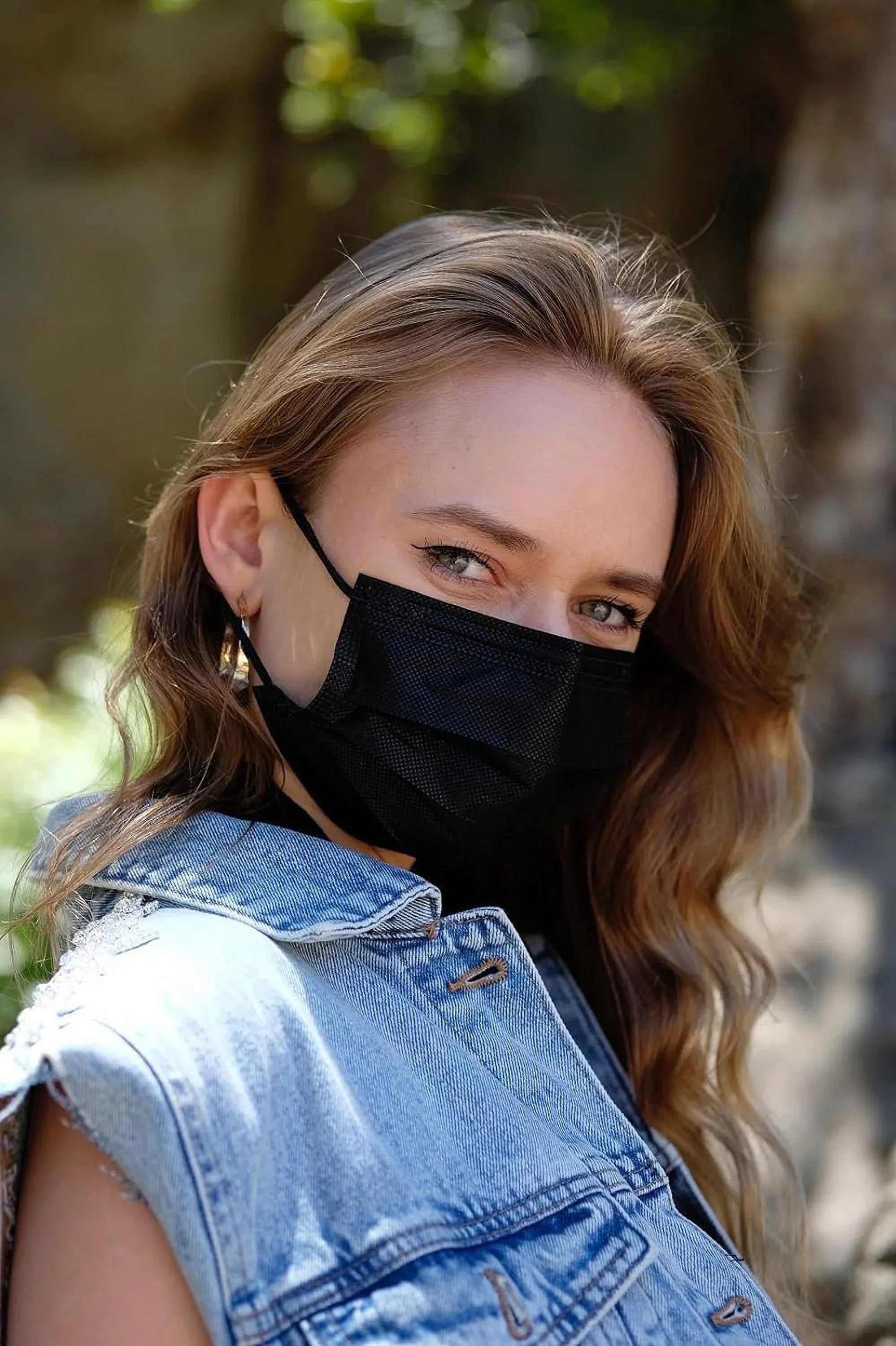 MagiCare Premium 3 Ply Comfortable, Soft, Breathable Jet Face Mask - 50ct Box