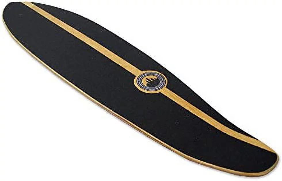 Yocaher Kicktail Longboard Complete - In the Pines : Natural
