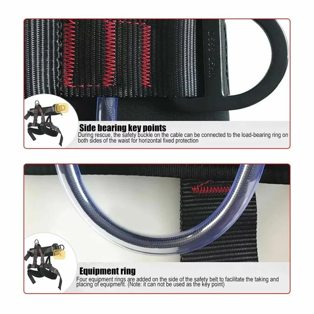 JLLOM Tree Rappelling Harness - Experience Unmatched Safety and Comfort during Outdoor Activities