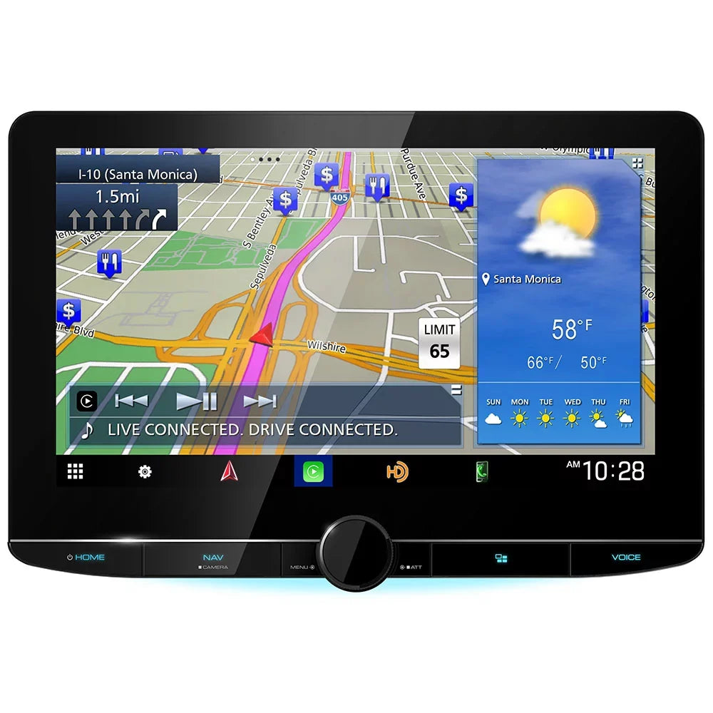 New Kenwood DNR1007XR 10.1" Navigation Receiver & DRV-N520 Full HD Dashboard Camera