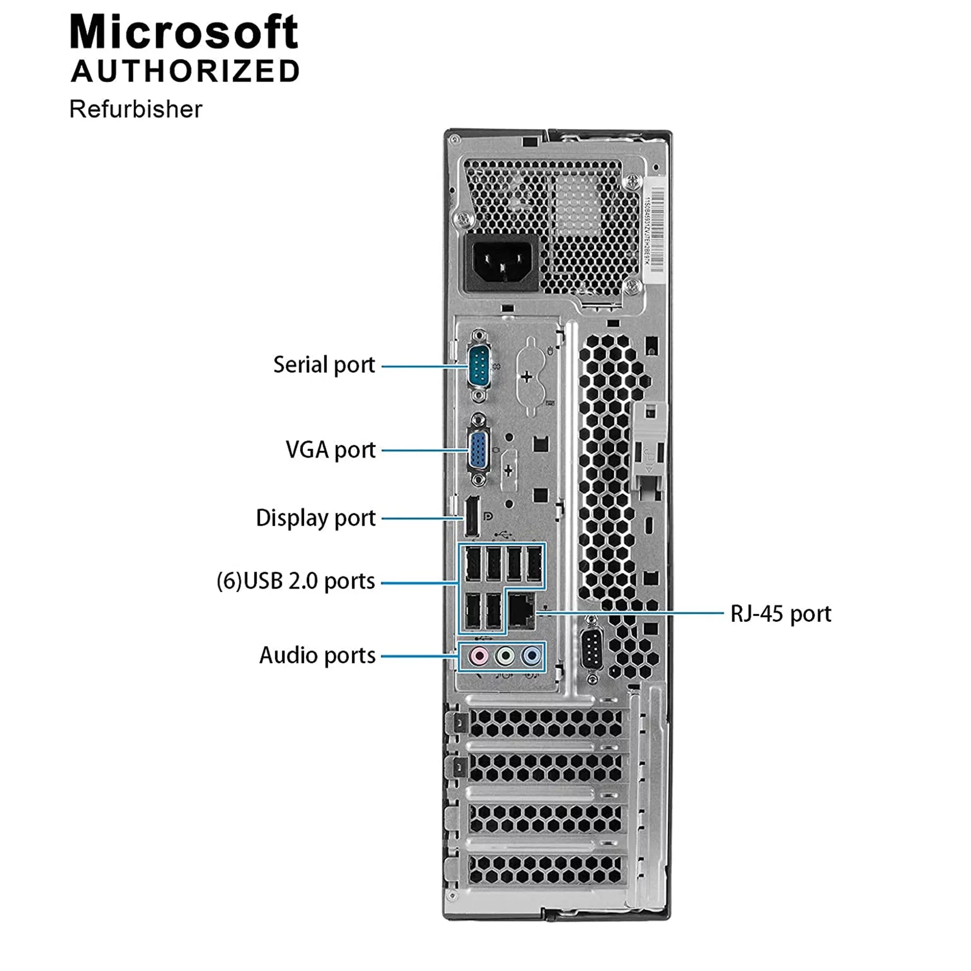 Core i5 16GB 128GB SSD+1TB WIFI Windows 10 Pro For Fortnite Gaming Computer PC