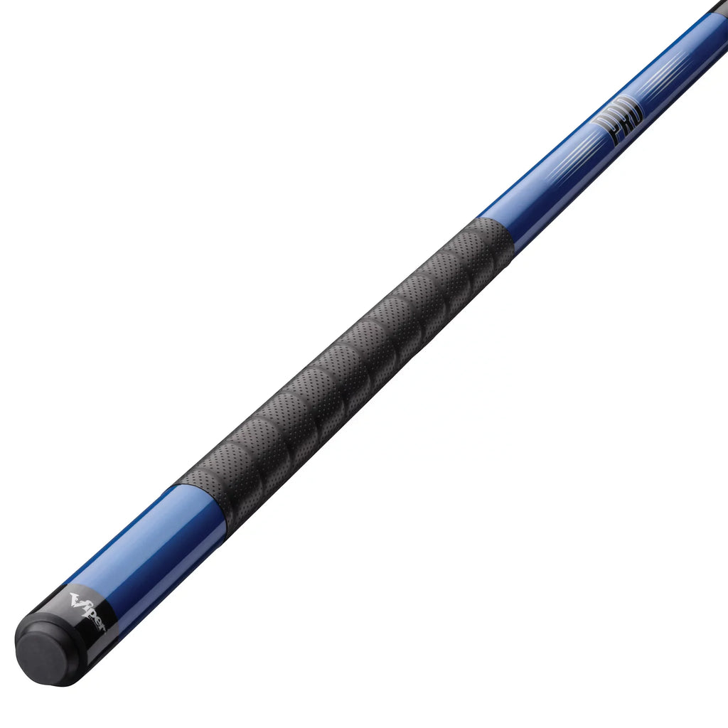 Viper Sure Grip Pro 58" Billiard/Pool Cue, 2 Piece, Blue, 19 Ounce