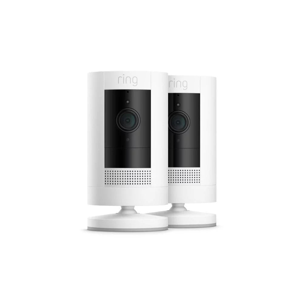 Ring_Video Stick-up Camera Battery 2-Pack Bundle with Savings Story Cleaning Cloth, HD, Wi-fi, Wireless Home Security