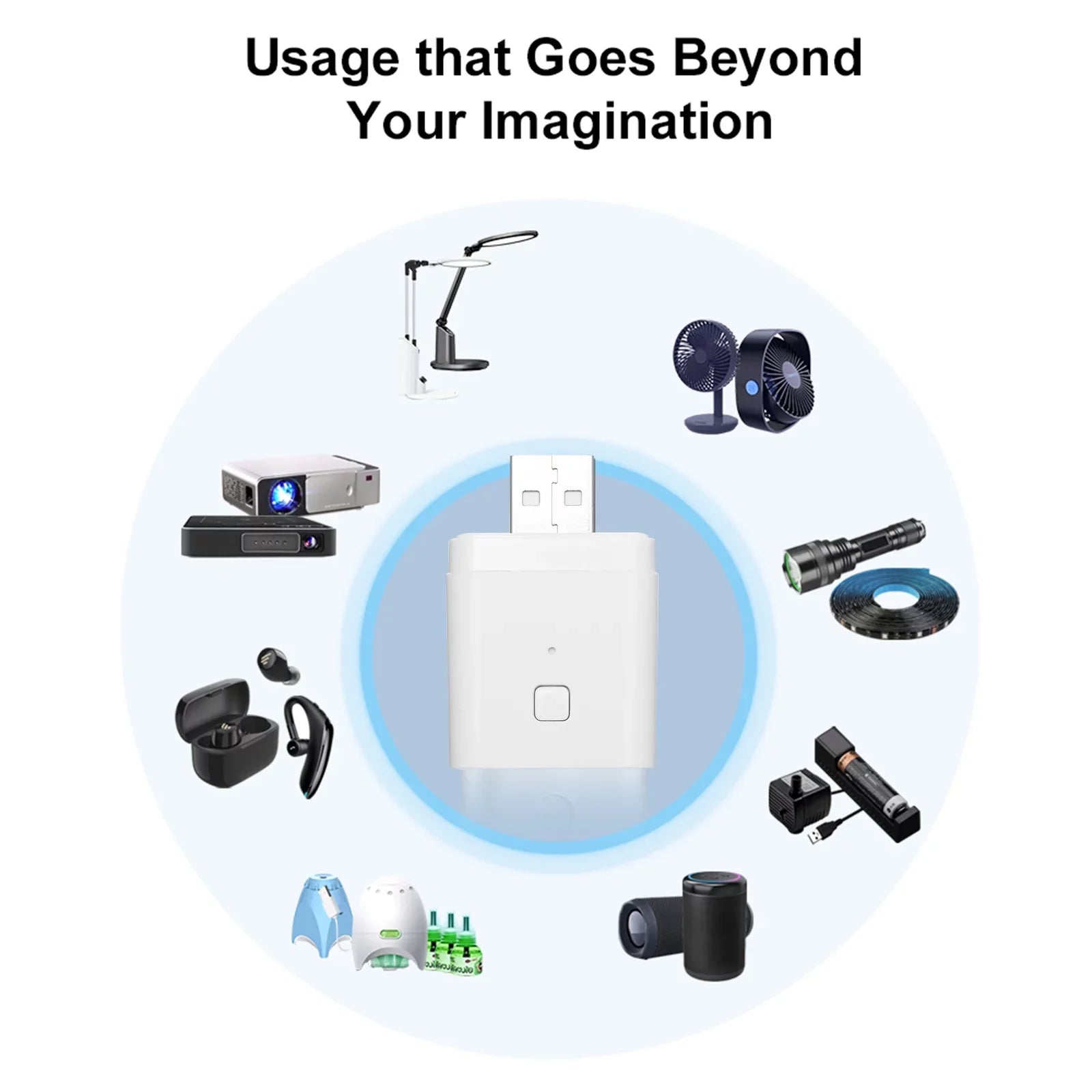 Spirastell USB Adaptor,Portable Make WithApp 5v Wireless Usb Smart Adaptor And ViaAdaptor And Portable Voice Compatible5v Make Usb 5v Usb Radirus Portable Usb Devices Smart Nebublu